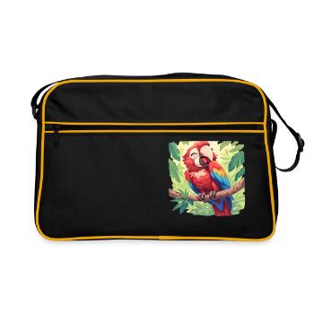 L’ère de l’ara - Sac Retro - noir/or - Devant