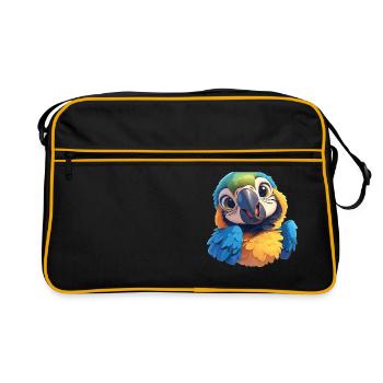 L’ère de l’ara - Sac Retro - noir/or - Devant
