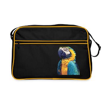 L’ère de l’ara - Sac Retro - noir/or - Devant