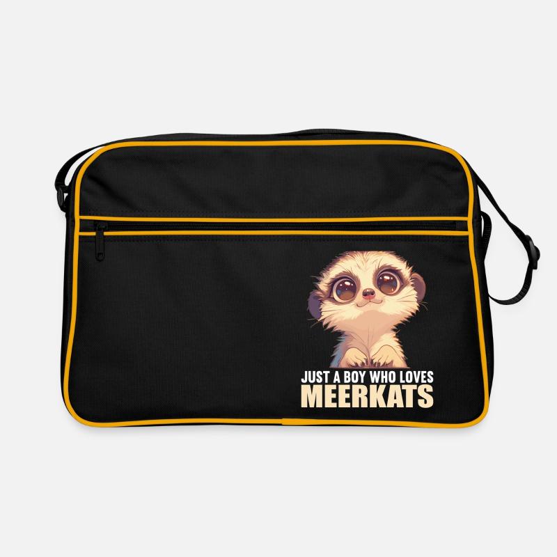 Meerkat Erdmännchen Retro Bag