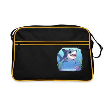 Megalodons Megalodon - Retro Bag - black/gold - Front