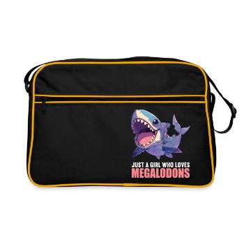 Megalodons Megalodon - Retro Bag - black/gold - Front
