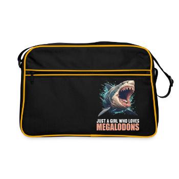 Megalodons Megalodon - Retro Bag - black/gold - Front