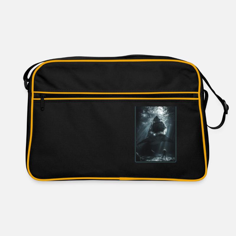 Grands requins blancs Grand requin blanc Sac Retro