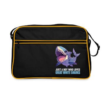 Great White Sharks Great White Shark - Retro Bag - black/gold - Front