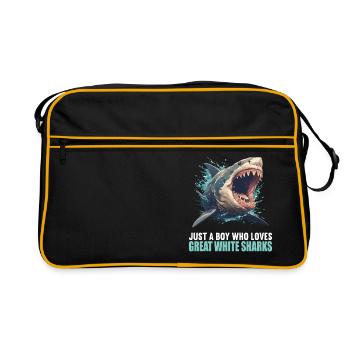 Great White Sharks Great White Shark - Retro Bag - black/gold - Front
