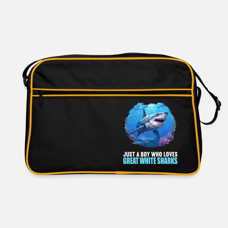 Grands requins blancs Grand requin blanc Sac Retro