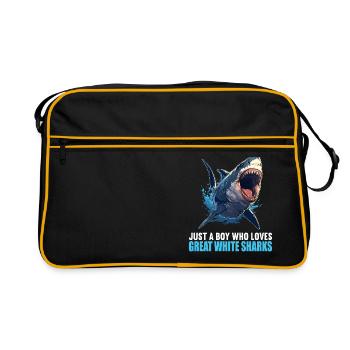 Great White Sharks Great White Shark - Retro Bag - black/gold - Front