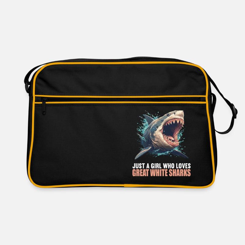 Grands requins blancs Grand requin blanc Sac Retro