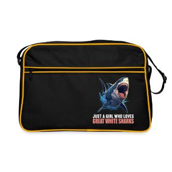 Great White Sharks Great White Shark - Retro Bag - black/gold - Front