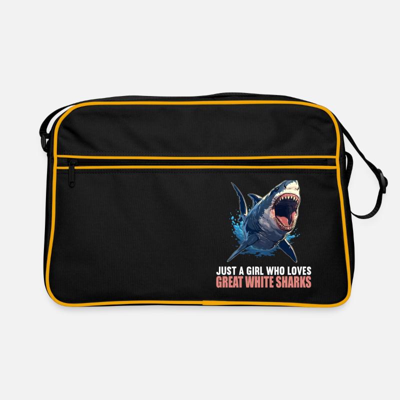 Grands requins blancs Grand requin blanc Sac Retro