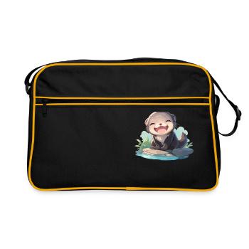 Vison Vison - Sac Retro - noir/or - Devant