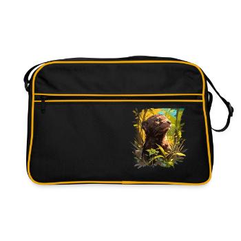 Vison Vison - Sac Retro - noir/or - Devant