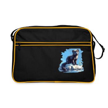 Vison Vison - Sac Retro - noir/or - Devant