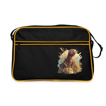 Vison Vison - Sac Retro - noir/or - Devant