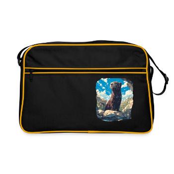 Vison Vison - Sac Retro - noir/or - Devant