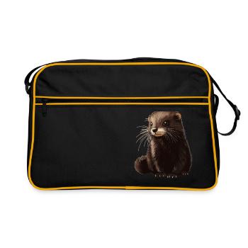 Vison Vison - Sac Retro - noir/or - Devant