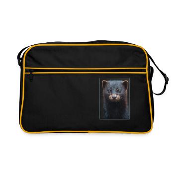 Vison Vison - Sac Retro - noir/or - Devant