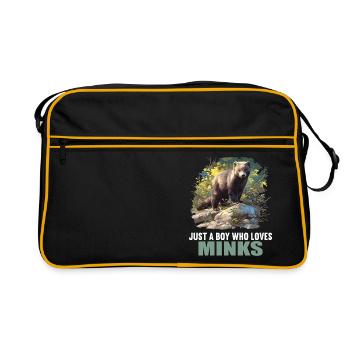 Vison Vison - Sac Retro - noir/or - Devant