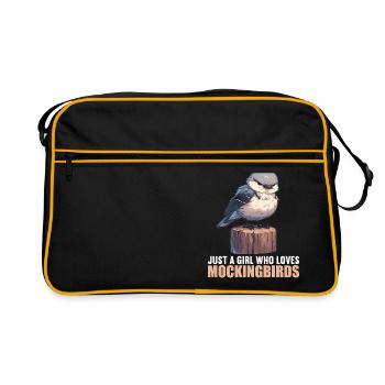 Oiseaux moqueurs Oiseaux moqueurs - Sac Retro - noir/or - Devant