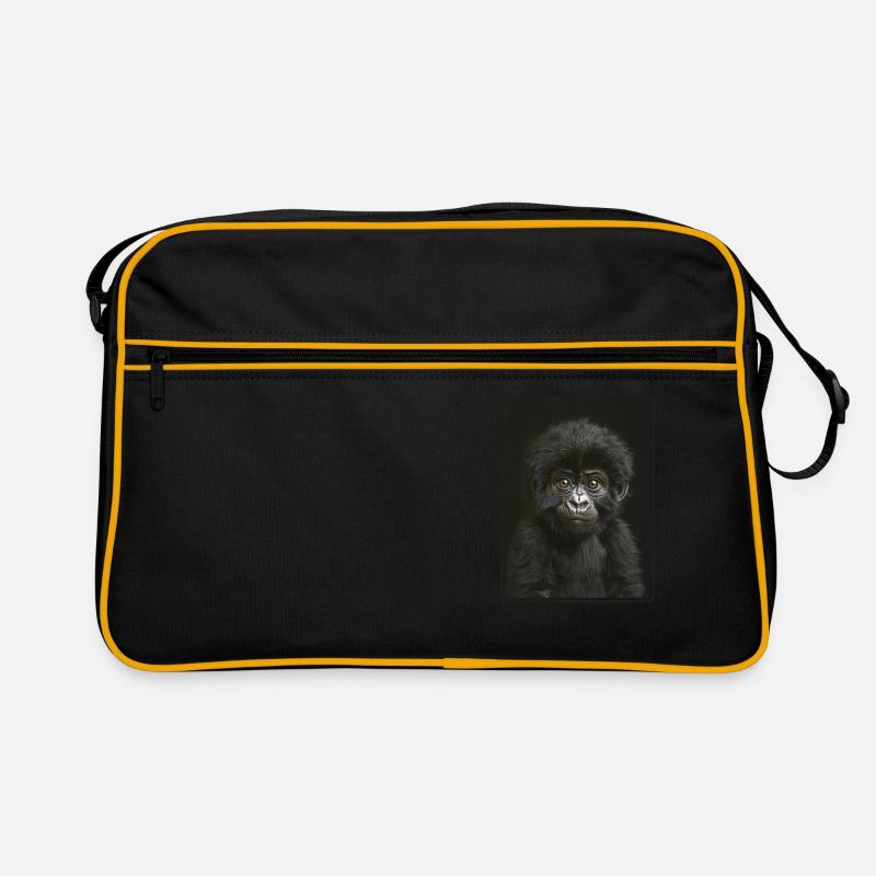Mountain gorillas Mountain gorilla Retro Bag