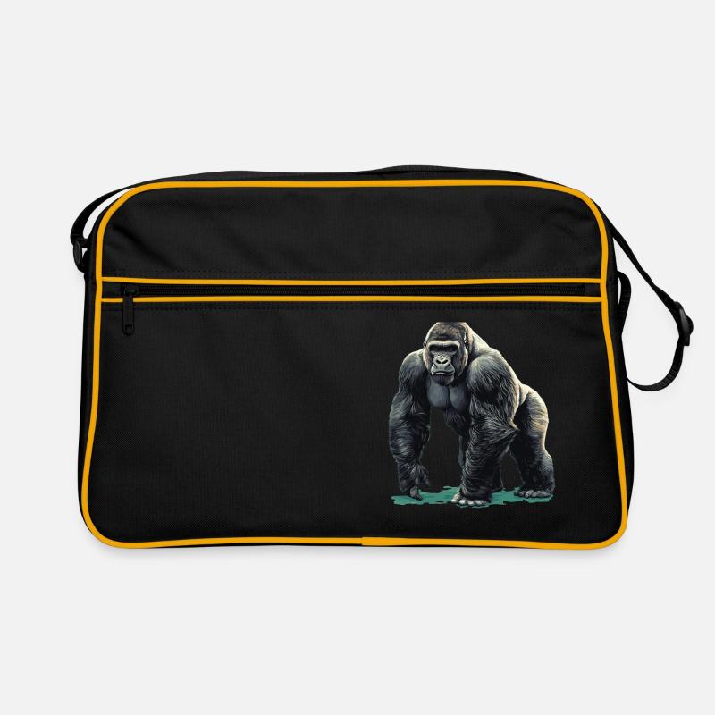 Mountain gorillas Mountain gorilla Retro Bag
