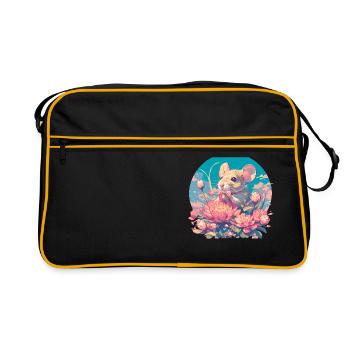 Mice Mouse - Retro Bag - black/gold - Front