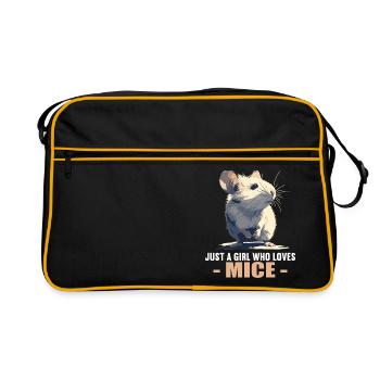 Mice Mouse - Retro Bag - black/gold - Front