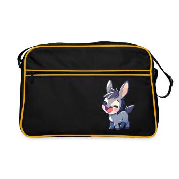 Mules Mule - Sac Retro - noir/or - Devant