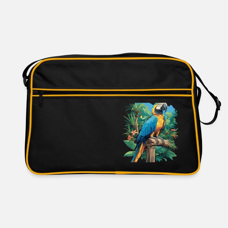 Perroquet Perroquet Perroquet Sac Retro