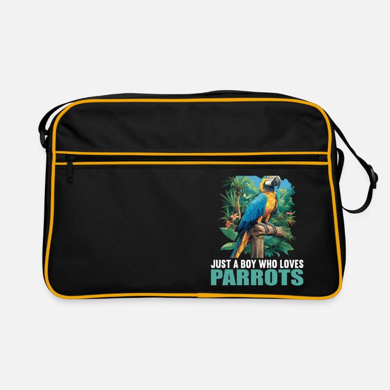 Perroquet Perroquet Perroquet Sac Retro