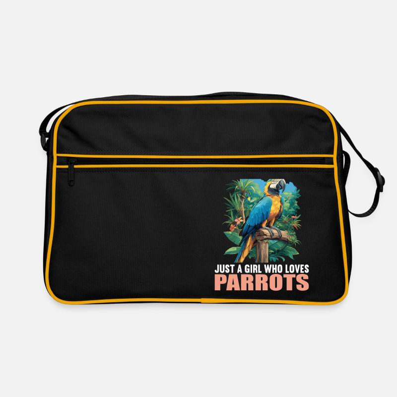 Perroquet Perroquet Perroquet Sac Retro