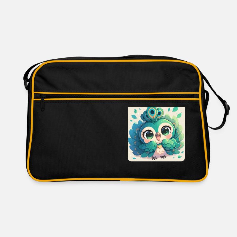 Pfaue Pfau Retro Tasche
