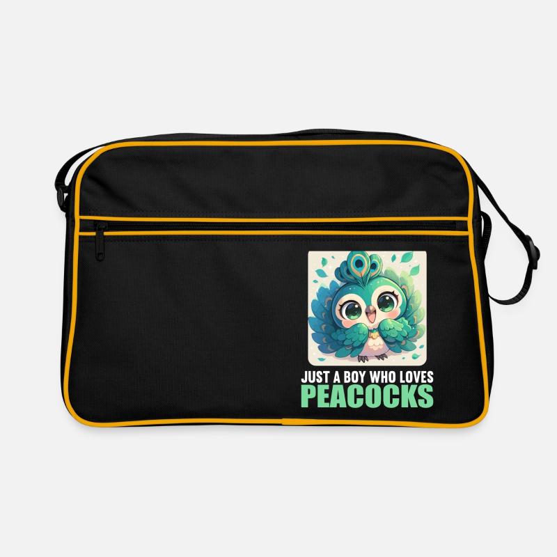 Pfaue Pfau Retro Tasche
