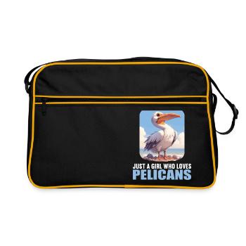 Pelikane Pelikan - Retro Tasche - Schwarz/Gold - Vorne