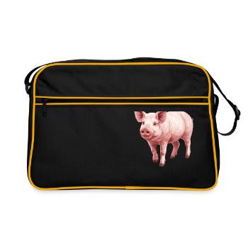 Cochon Cochon - Sac Retro - noir/or - Devant