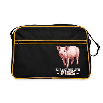 Cochon Cochon - Sac Retro - noir/or - Devant