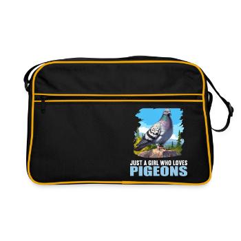 Pigeons Pigeon - Sac Retro - noir/or - Devant