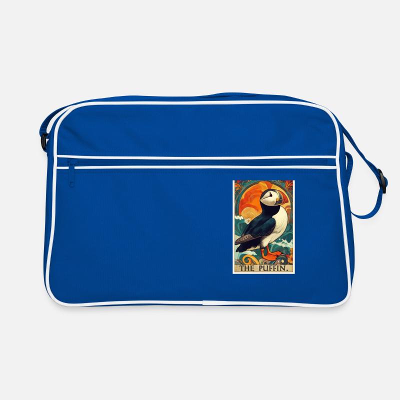 Papageientaucher Retro Tasche
