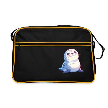 Seals, Seal - Retro Bag - black/gold - Front