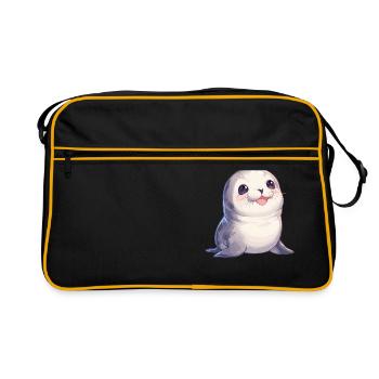 Seals, Seal - Retro Bag - black/gold - Front