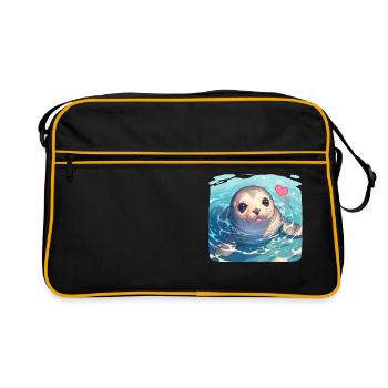 Seals, Seal - Retro Bag - black/gold - Front