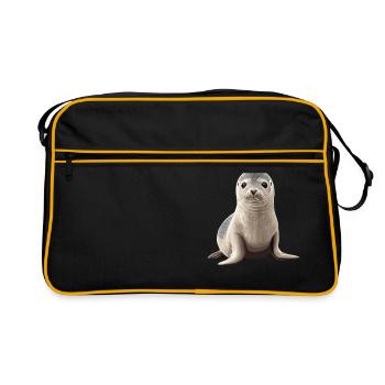 Seals, Seal - Retro Bag - black/gold - Front