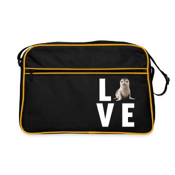 Seals, Seal - Retro Bag - black/gold - Front