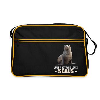 Joints, Phoque - Sac Retro - noir/or - Devant