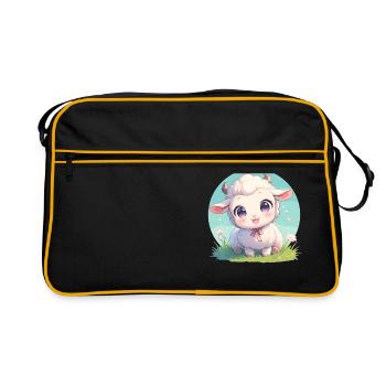 Sheep Sheep - Retro Bag - black/gold - Front