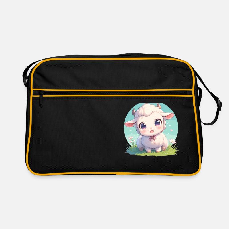 Schafe Schaf Retro Tasche