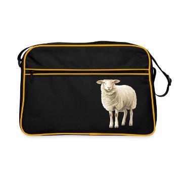 Sheep Sheep - Retro Bag - black/gold - Front