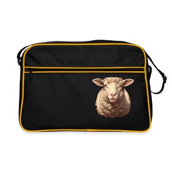 Sheep Sheep - Retro Bag - black/gold - Front