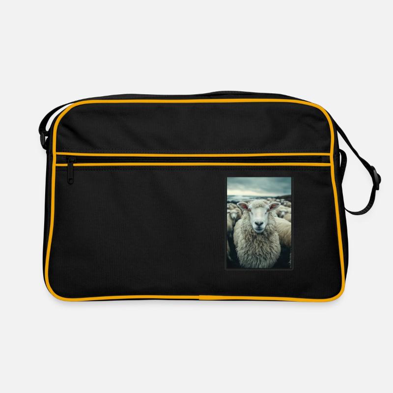 Schafe Schaf Retro Tasche